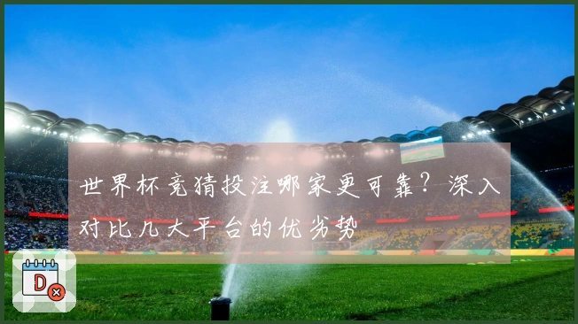 世界杯竞猜投注哪家更可靠？深入对比几大平台的优劣势